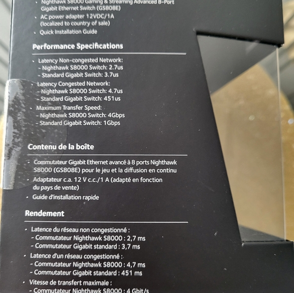 Nighthawk S8000 Gaming & Streaming Switch (GS808E) - Picture 11 of 12